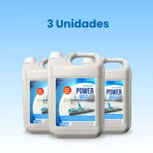 3 unidades Detergente Limpa Piso Power Max F7