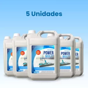 5 unidades Detergente Limpa Piso Power Max F7